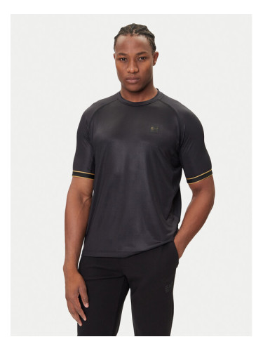 EA7 Emporio Armani Тишърт 7M000619 AF16723 UC001 Черен Regular Fit