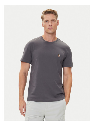 Parajumpers Тишърт Patch 25WMPMTSEY29 Сив Regular Fit