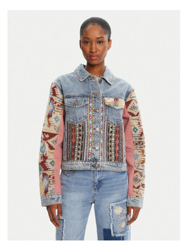 Desigual Дънково яке Boho 25WWED10 Цветен Regular Fit