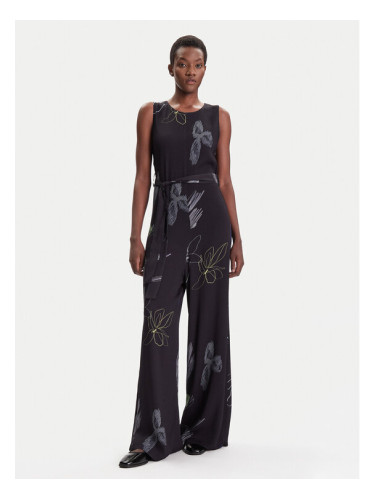 Desigual Гащеризон Art Floral 25WWPW04 Черен Regular Fit