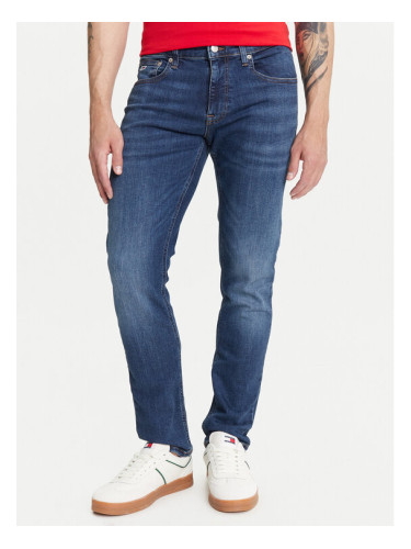 Tommy Jeans Дънки Scanton DM0DM21890 Тъмносин Slim Fit