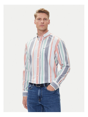 Tommy Hilfiger Риза Oxford Regatta MW0MW39476 Цветен Regular Fit