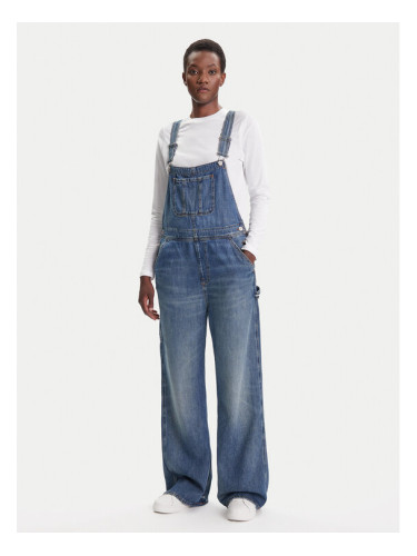 Tommy Jeans Гащеризон с презрамки Classic DW0DW20529 Син Straight Fit