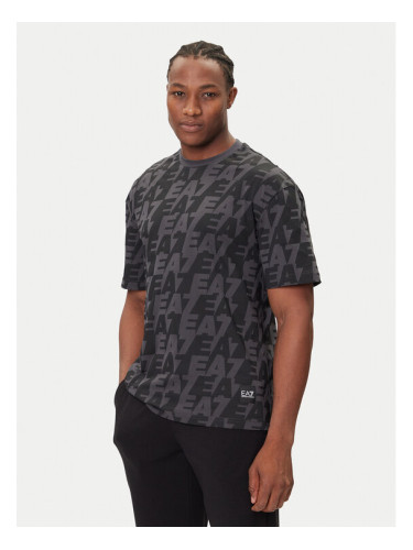 EA7 Emporio Armani Тишърт 7M000980 AF10378 U8117 Сив Regular Fit