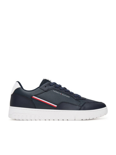 Tommy Hilfiger Сникърси Th Basket Core Stripes FM0FM05631 Тъмносин