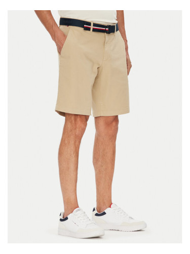 Tommy Hilfiger Шорти от плат Brooklyn MW0MW39706 Бежов Regular Fit