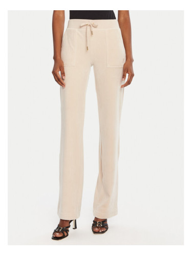 Juicy Couture Долнище анцуг Del Ray JCAP180G Бежов Regular Fit
