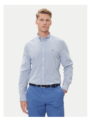 Tommy Hilfiger Риза MW0MW39459 Син Regular Fit
