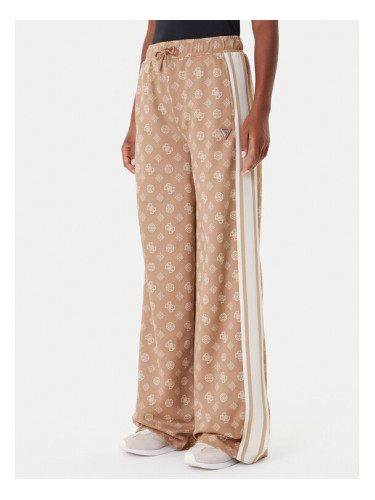 Guess Долнище анцуг V5YB10 K0282 Кафяв Relaxed Fit