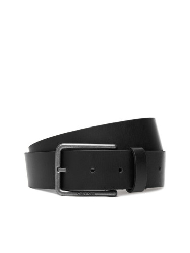 Calvin Klein Мъжки колан Warmth Buckle Smooth 35Mm LV04D7047G Черен