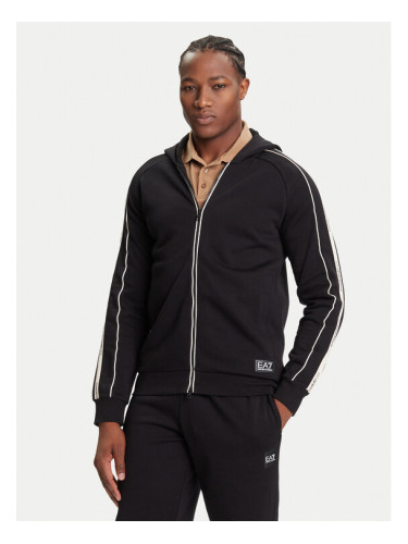 EA7 Emporio Armani Суитшърт 7M000973 AF10377 UC001 Черен Regular Fit