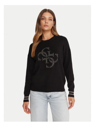 Guess Пуловер W5BR42 Z26I2 Черен Relaxed Fit