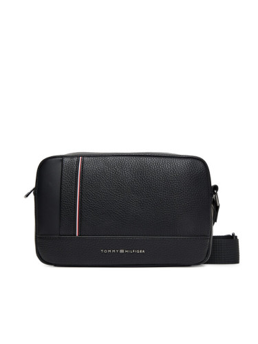 Tommy Hilfiger Мъжка чантичка Th Central Ew Reporter AM0AM13635 Черен