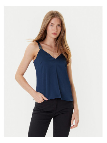 Morgan топ 242-OLAFI Син Slim Fit