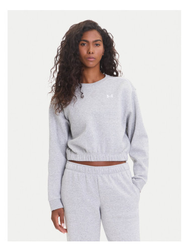 Under Armour Суитшърт Ua Rival 6007035 Сив Loose Fit