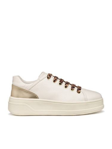 Geox Сникърси D Spherica Ecub-2 D56WVD 0BCBN C1327 Бял