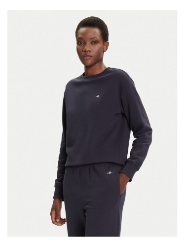 Gant Суитшърт Shield 4201414 Тъмносин Relaxed Fit