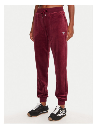 Guess Долнище анцуг V3BB27 K0232 Бордо Regular Fit