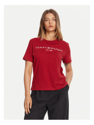 Tommy Hilfiger Тишърт WW0WW40276 Червен Regular Fit