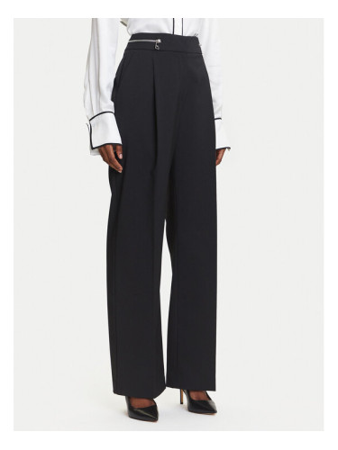 KARL LAGERFELD Текстилни панталони A3W10099 Черен Straight Fit