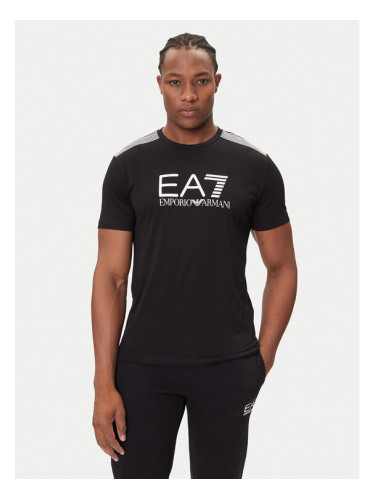 EA7 Emporio Armani Тишърт 7M000961 AF10375 UC001 Черен Regular Fit