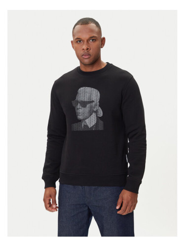 KARL LAGERFELD Суитшърт 705031 554906 Черен Regular Fit