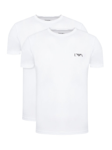 Emporio Armani Underwear Комплект 2 тишъртки EM001849 AF14131 M0082 Бял Fitted Fit