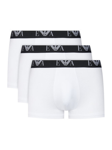 Emporio Armani Underwear Комплект 3 чифта боксерки EM000259 AF14131 M0066 Бял