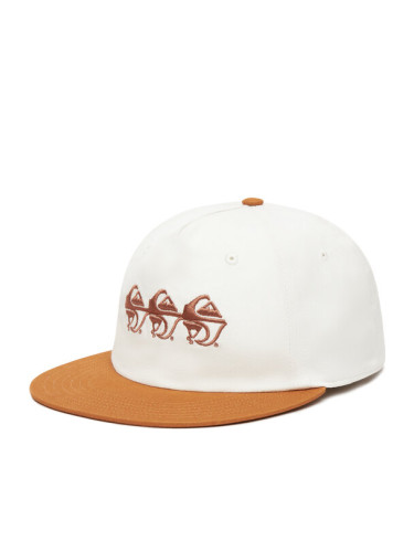 Quiksilver Шапка с козирка EQYHA03412 Бял
