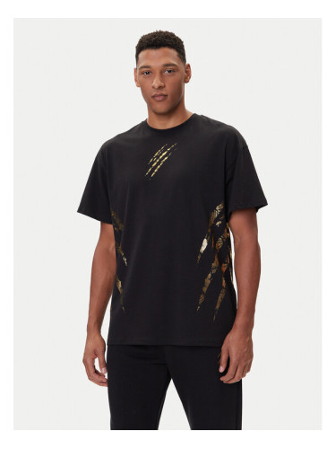 Plein Sport Тишърт FAEC MTK8358 STE001N Черен Loose Fit