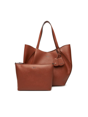 Guess Дамска чанта Amorette HWBG78 98240 Кафяв