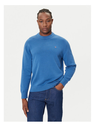 Calvin Klein Jeans Пуловер LV04RC309G Син Regular Fit