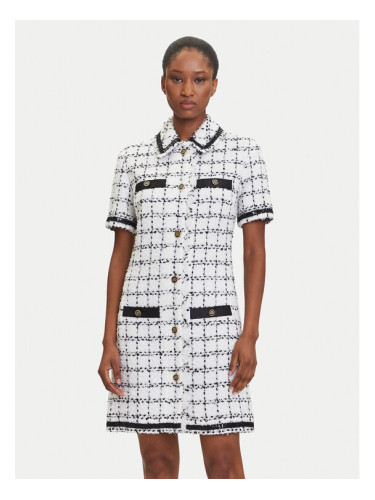 KARL LAGERFELD Плетена рокля A3W13031 Екрю Regular Fit