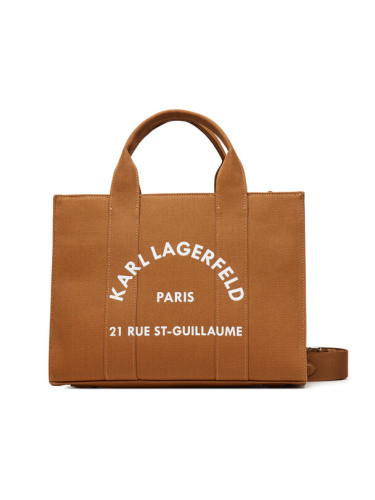KARL LAGERFELD Дамска чанта A1W50010 Кафяв