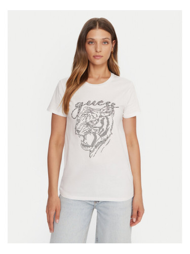 Guess Тишърт W5BI32 K9RM1 Бял Relaxed Fit