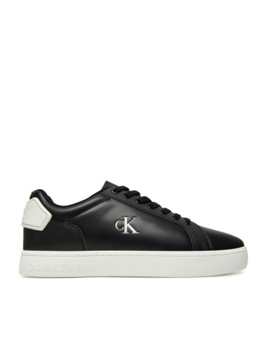 Calvin Klein Jeans Сникърси Classic Cupsole Ru Patch Lth YM0YM01297 Черен