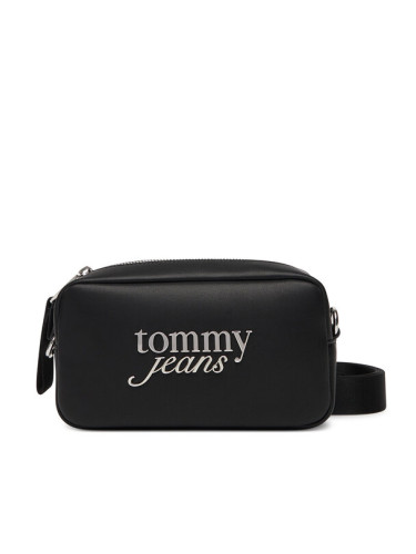 Tommy Jeans Дамска чанта Tjw Bold Script Camera Bag AW0AW17897 Черен