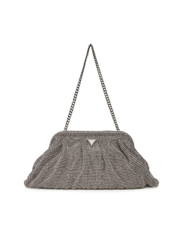 Guess Дамска чанта Zalina Mini HWRY93 50710 Сребрист