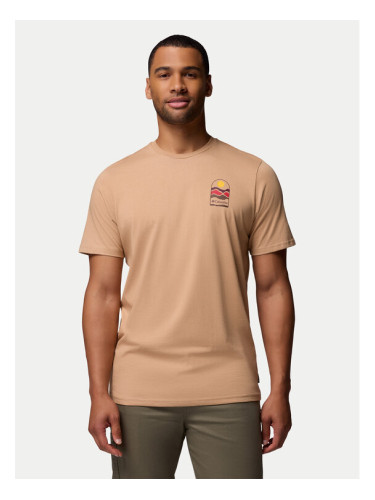 Columbia Тишърт Explorers Canyon™ 2036451 Бежов Regular Fit