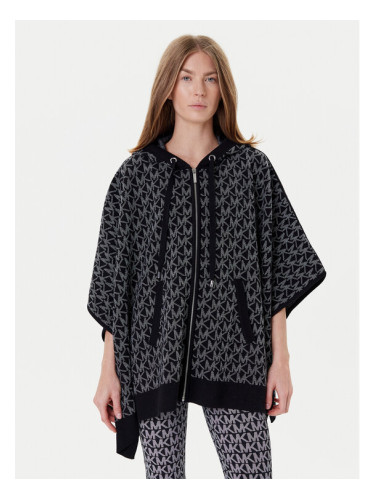 MICHAEL Michael Kors Пончо MT561CCK87 Черен Relaxed Fit