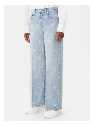 Calvin Klein Jeans Дънки LV047C785G Син Wide Leg