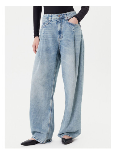 BOSS Дънки C_Slouchy Pleated Mr 50542435 Син Relaxed Fit