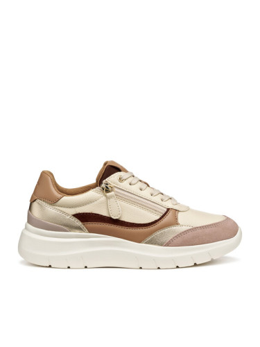 Geox Сникърси D Plummery D56YNE 0BC6P C1056 Екрю