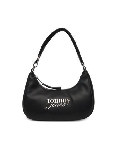 Tommy Jeans Дамска чанта Tjw Bold Script Shoulder Bag AW0AW17895 Черен