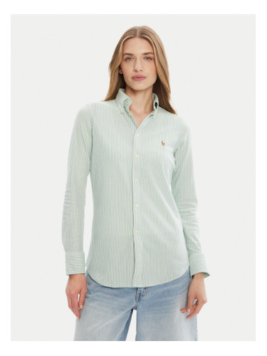 Polo Ralph Lauren Риза 211910131011 Зелен Classic Fit