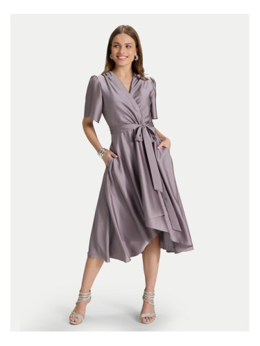 Swing Коктейлна рокля 5AJ04000 Виолетов Regular Fit