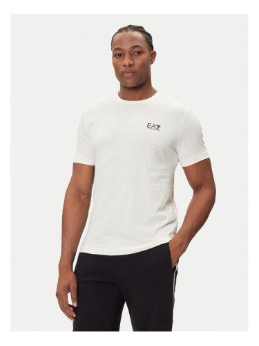 EA7 Emporio Armani Тишърт 8NPT25 PJVPZ U1105 Бежов Regular Fit