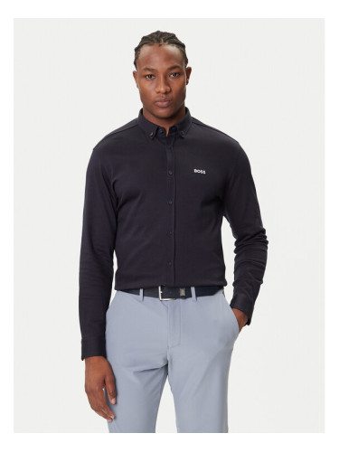 BOSS Риза B_Motion 50544795 Тъмносин Regular Fit