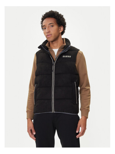 Guess Жилетка за костюм Z5BL01 W3230 Черен Regular Fit