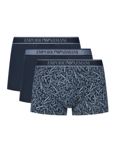 Emporio Armani Underwear Комплект 3 чифта боксерки EM000370 AF10779 MB089 Тъмносин